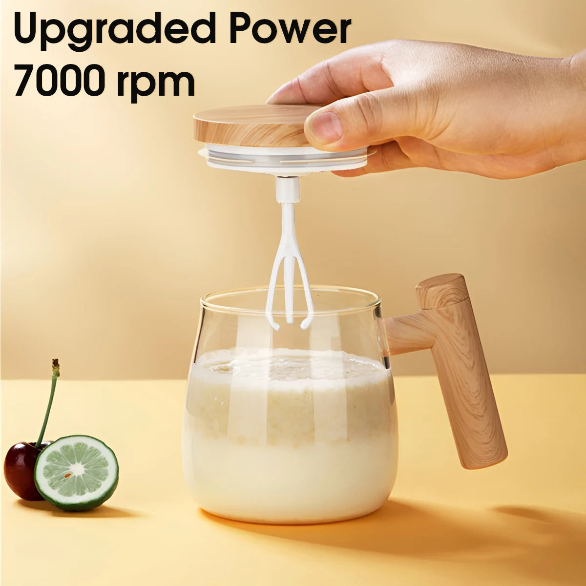 Self Stirring Coffee Cup Electric Stirring Mug 400Ml Self Mixing Mug Glass Waterproof Automatic Electric Protein Powder Mix Cup