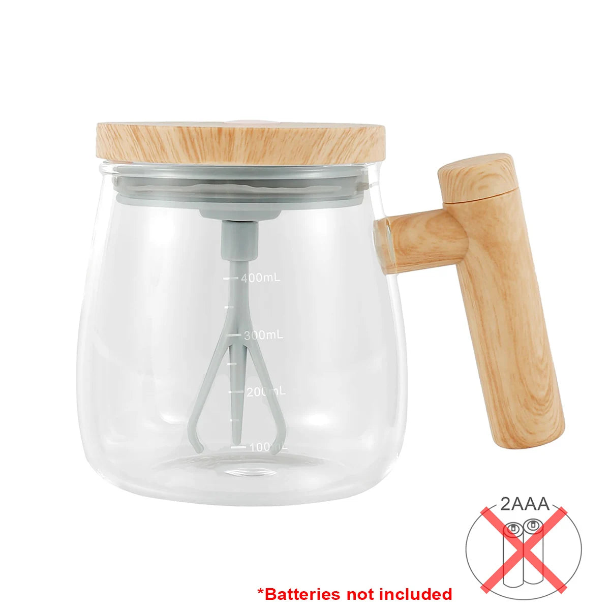 Self Stirring Coffee Cup Electric Stirring Mug 400Ml Self Mixing Mug Glass Waterproof Automatic Electric Protein Powder Mix Cup